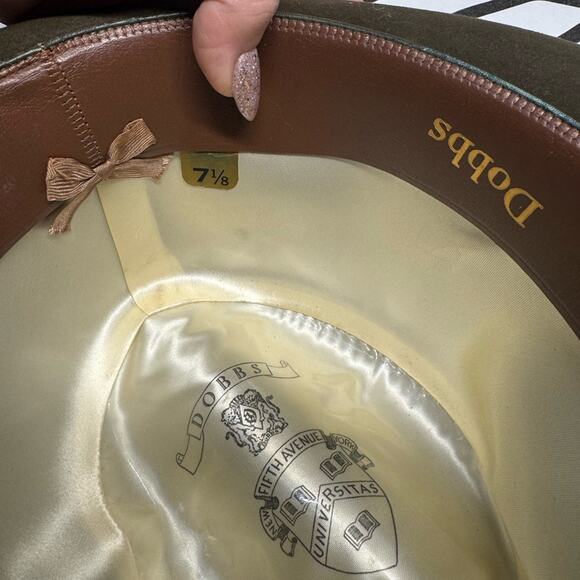 Dobb’s Wool Felt Fedora Hat- Like New Condition - Picture 6 of 10